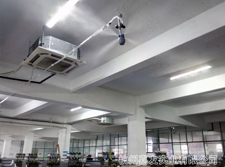 浙江开源数码印花星辉加湿除静电案例