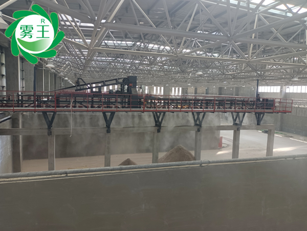 砂石骨料车间落料口、进料口、皮带机分料斗高压喷雾降尘系统 (1)